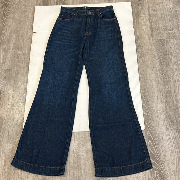 NWOT 7 FOR ALL MANKIND MODERN DOJO
TAILORLESS JEANS IN STORMY Size 28 - Picture 15 of 17